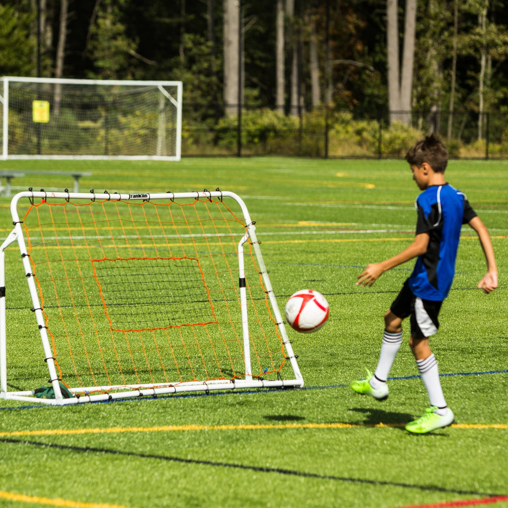 Franklin Sports 6' x 4' Adjustable Soccer Rebounder with Steel Frame and Net