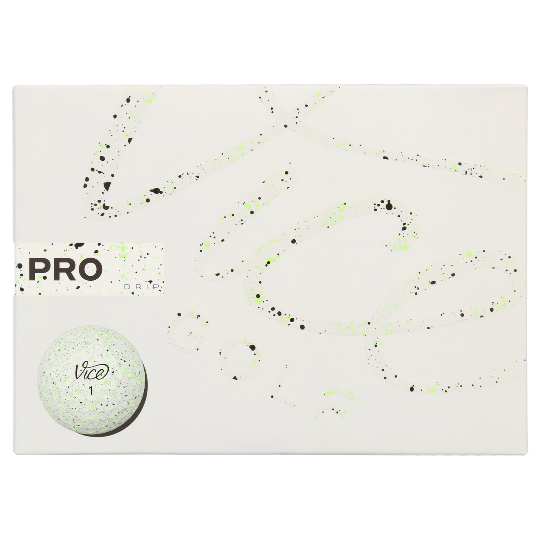Vice Golf Pro Drip Golf Balls, Lime, 12 Pack