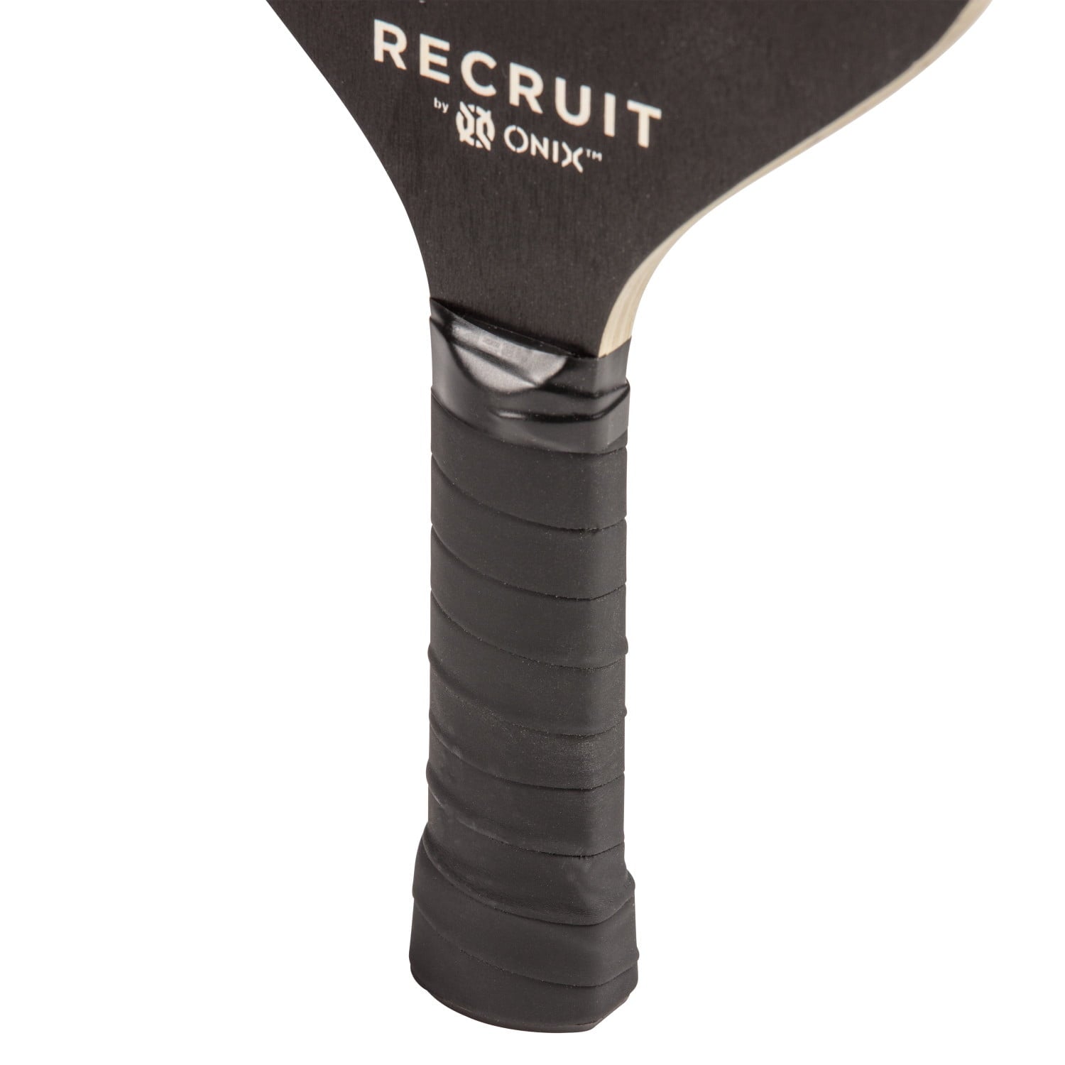 Recruit by ONIX Wood Pickleball Starter Set for All Ages and Levels to Learn to Play, Black