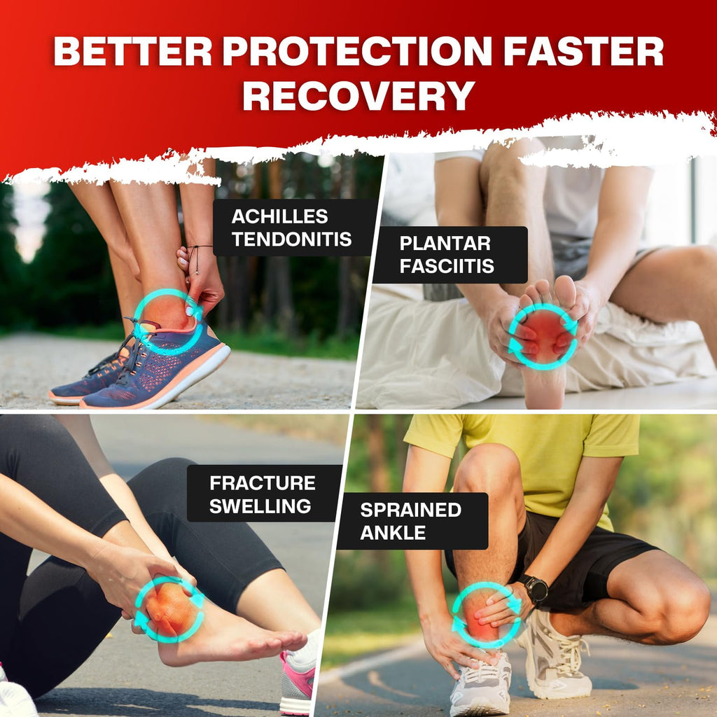 NEENCA Ankle Brace, Lace Up Adjustable Support – for Running, Basketball, Injury Recovery, Sprain! Ankle Wrap for Men, Women, and Children (Large)