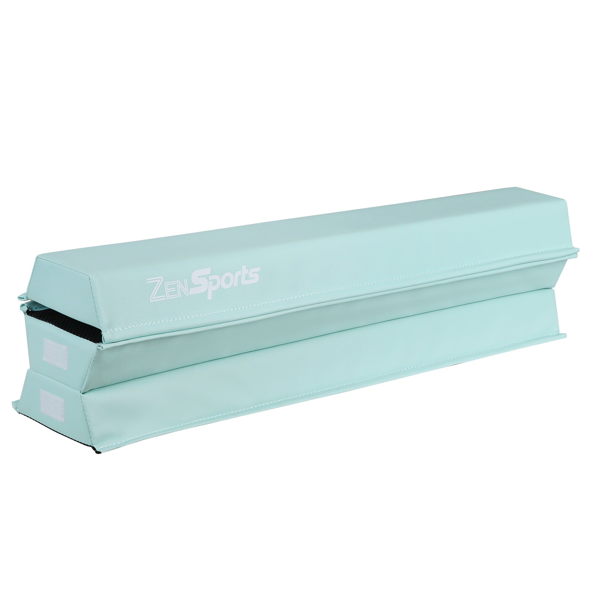 ZENSTYLE 9FT Balance Beam Extra Firm Vinyl Folding Gymnastics Beam Tumbling Home Practice