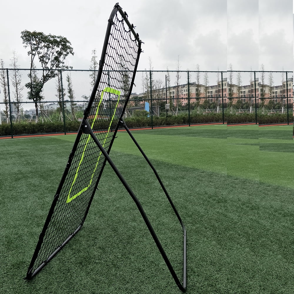 Zimtown Rebound Soccer / Baseball Goal Softball Net, Skill Training Equipment, for Throwing Pitching Return Practice, Play Baseball Game