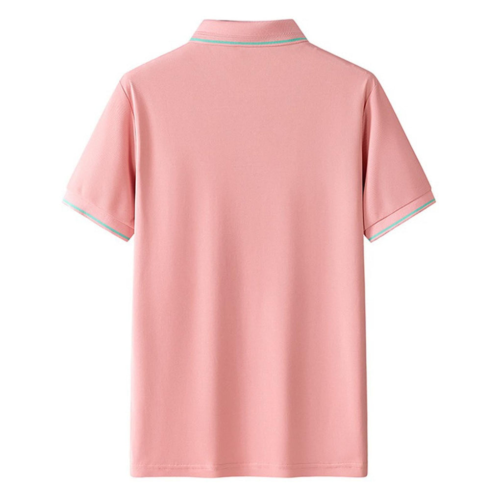 CYiJun George Polo Shirt for Men Classic Fit Soft Cotton Blend Modern Casual Style Short Sleeve Golf Shirts