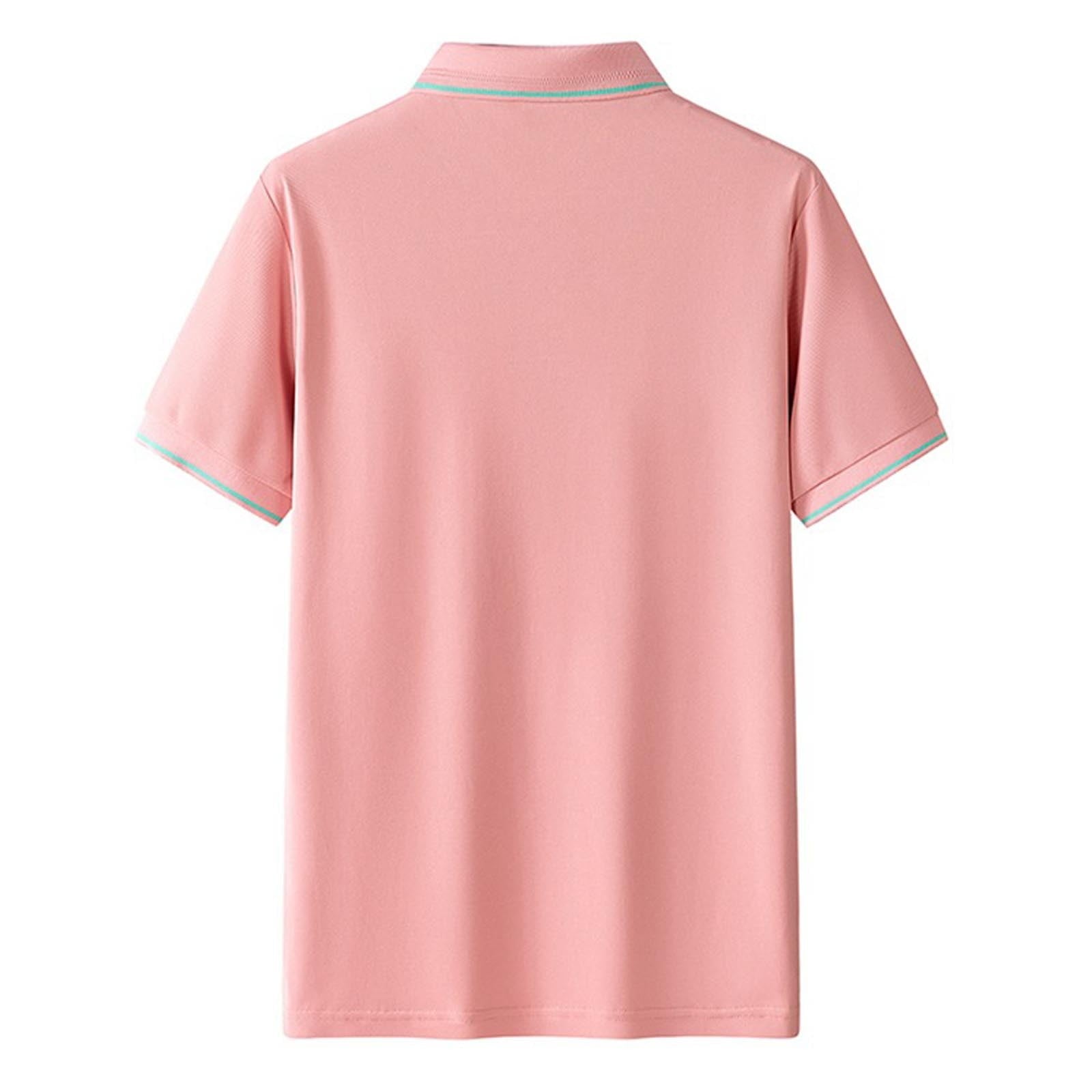 CYiJun George Polo Shirt for Men Classic Fit Soft Cotton Blend Modern Casual Style Short Sleeve Golf Shirts