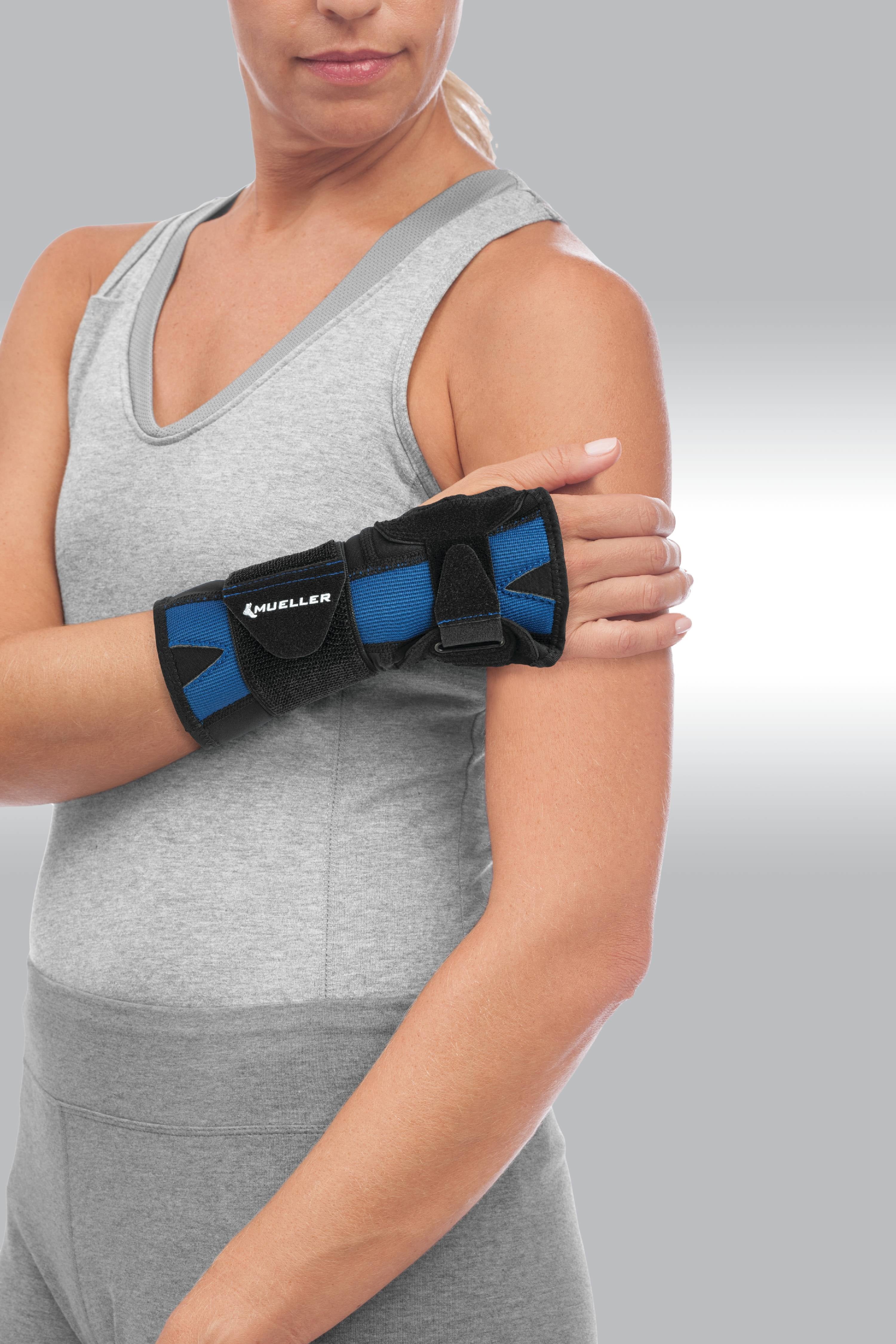 Mueller X-Stay Wrist Stabilizer, Black, Small/Medium