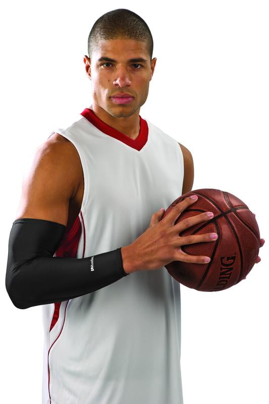 Mueller Performance Sleeve, Black, One Size Fits Most, Left or Right Arm, 1 Sleeve