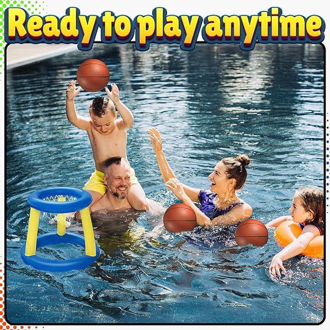 Mini Basketball - 6 Inch (Pack of 5) - Mini Hoop Basketball Set, PVC Outdoor & Indoor, Balls for Small Hoops & Pool Parties - Boys & Girls Birthday Party Favors, Game Prizes and Goodie Bags for Kids