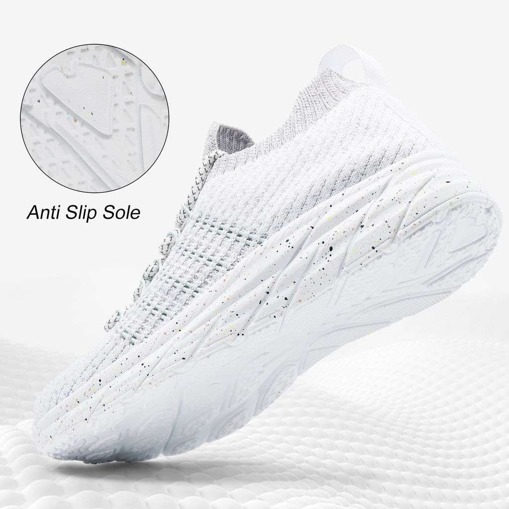 HARVEST LAND Women's Walking Shoes Breathable Slip on Athletic Tennis Sneakers