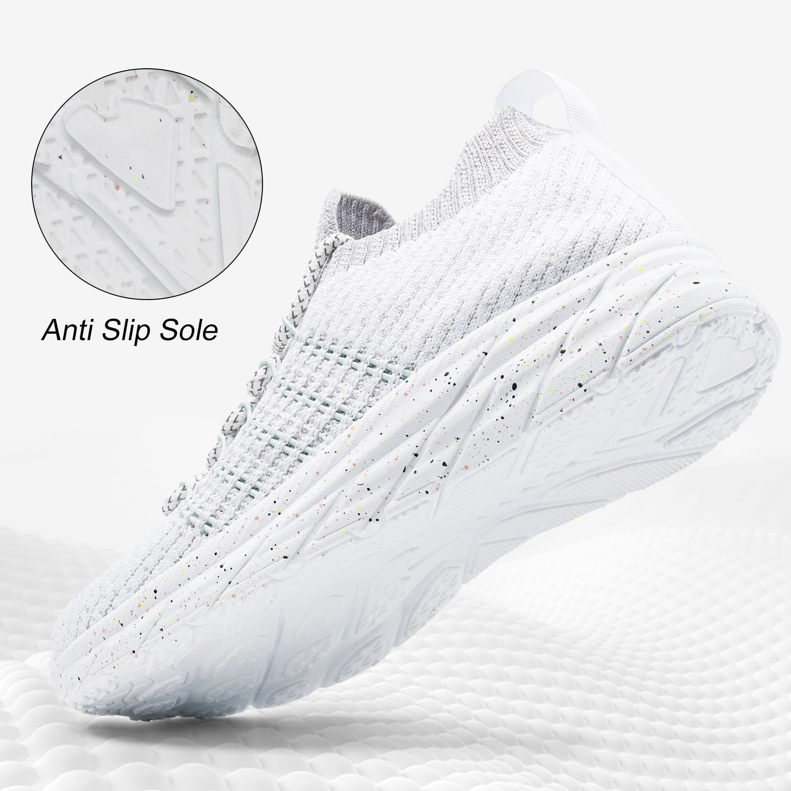 HARVEST LAND Women's Walking Shoes Breathable Slip on Athletic Tennis Sneakers