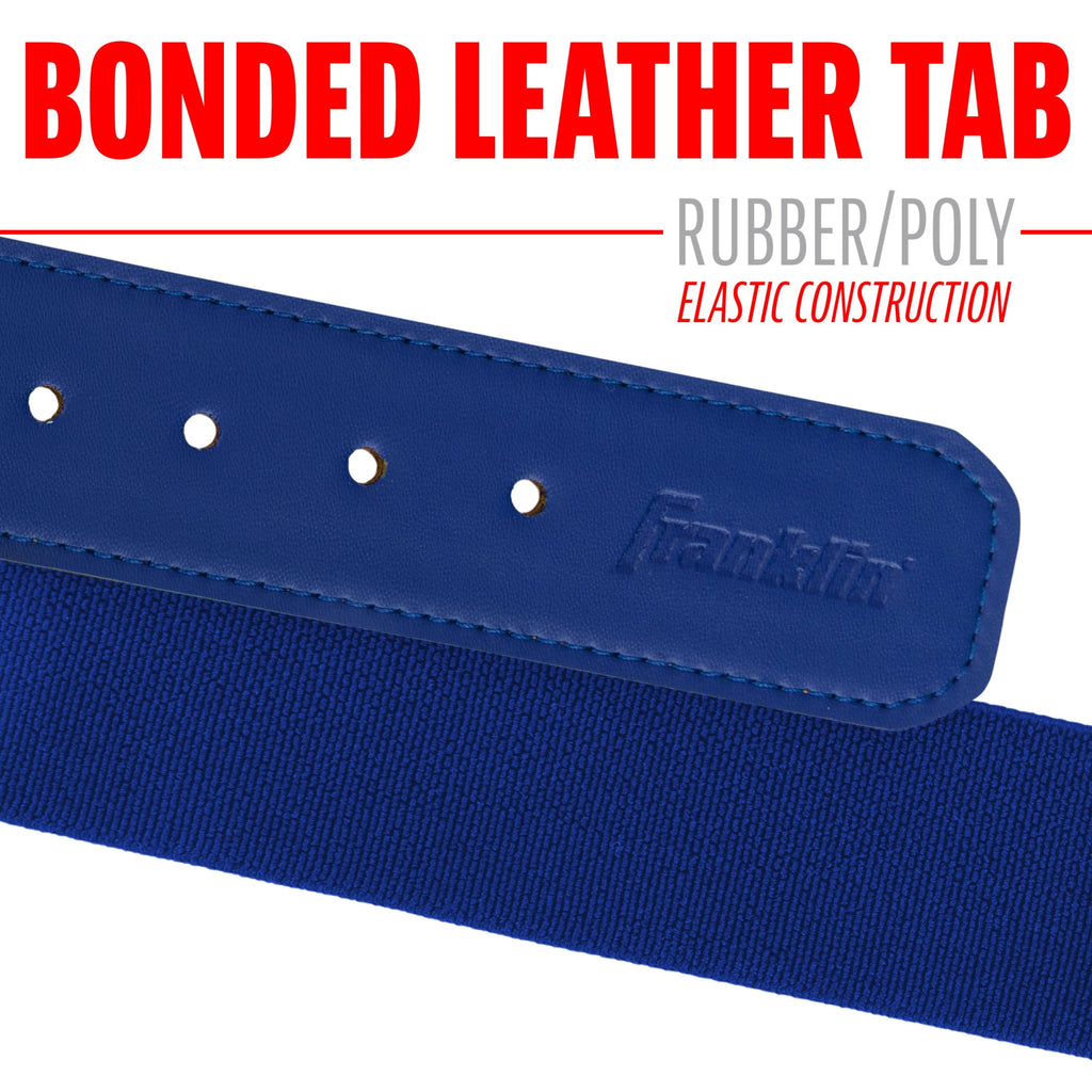 Franklin Sports MLB Adult + Youth Baseball Belt - Belt for Teeball, Baseball + Softball - Boys + Girls Adjustable Size Adult + Youth Belt for Baseball + Softball Pants - 27" to 48" Inch Waist - Royal