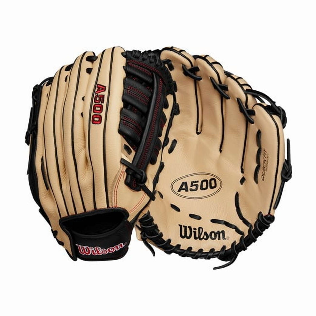 Wilson Youth A500 12.5" Baseball Glove Blonde/Black 12.5