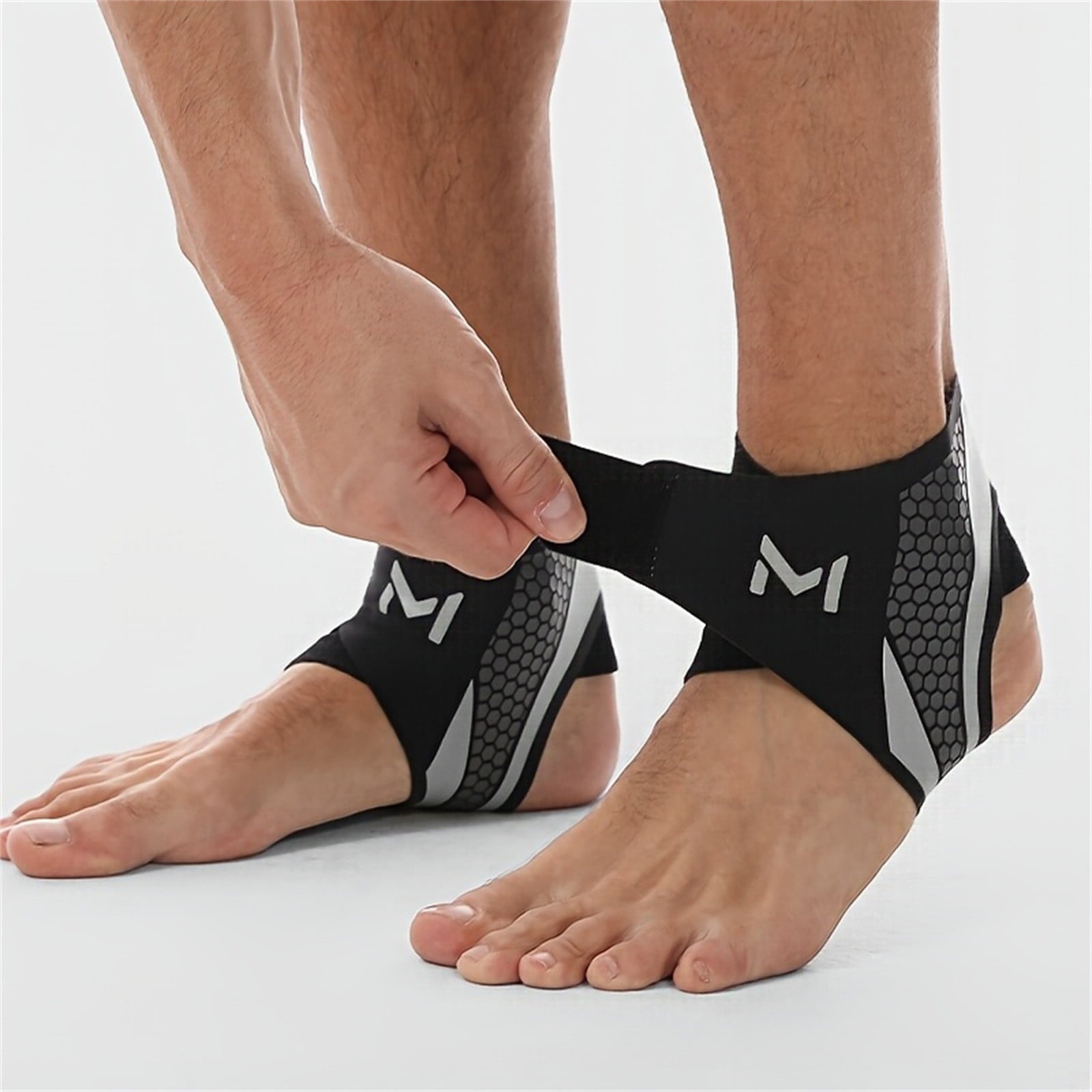 Lightweight Sports Ankle Brace! Compression Sprain & Breathable For Basketball & Fitness Purple - One Size