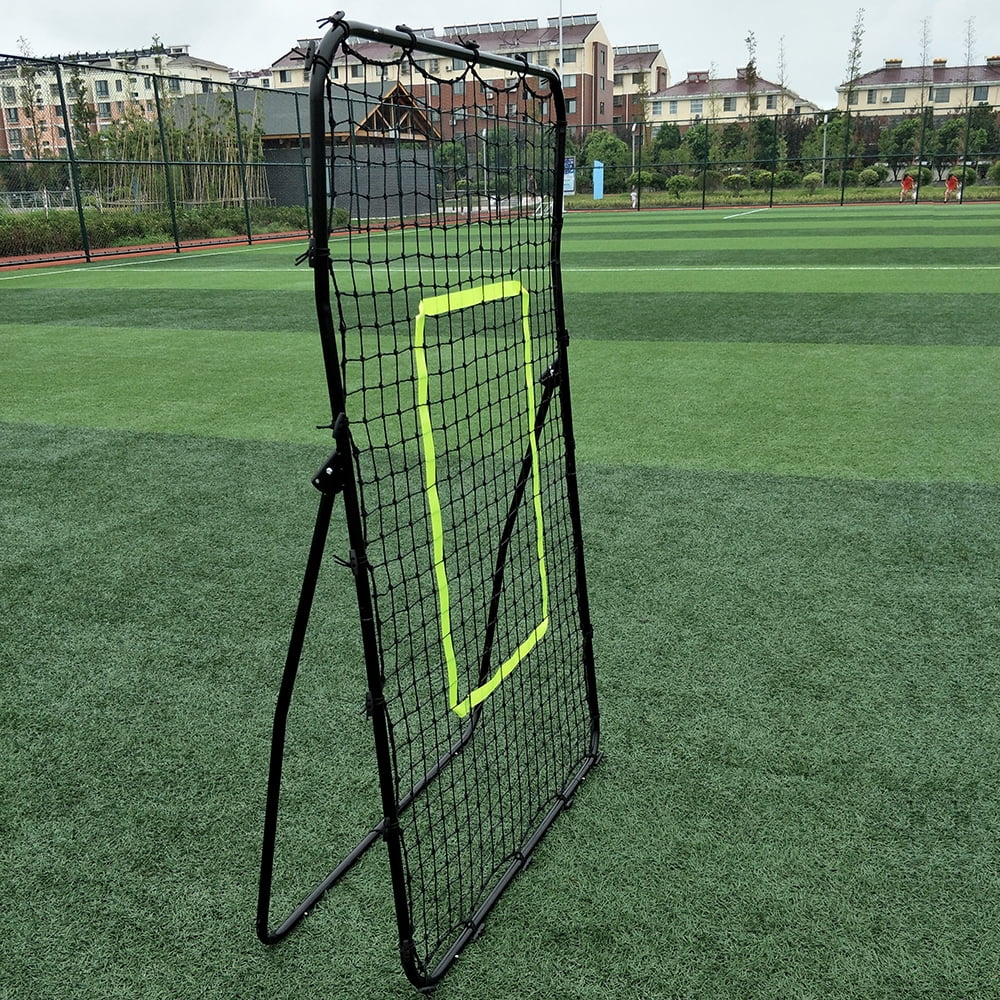 Zimtown Rebound Soccer / Baseball Goal Softball Net, Skill Training Equipment, for Throwing Pitching Return Practice, Play Baseball Game