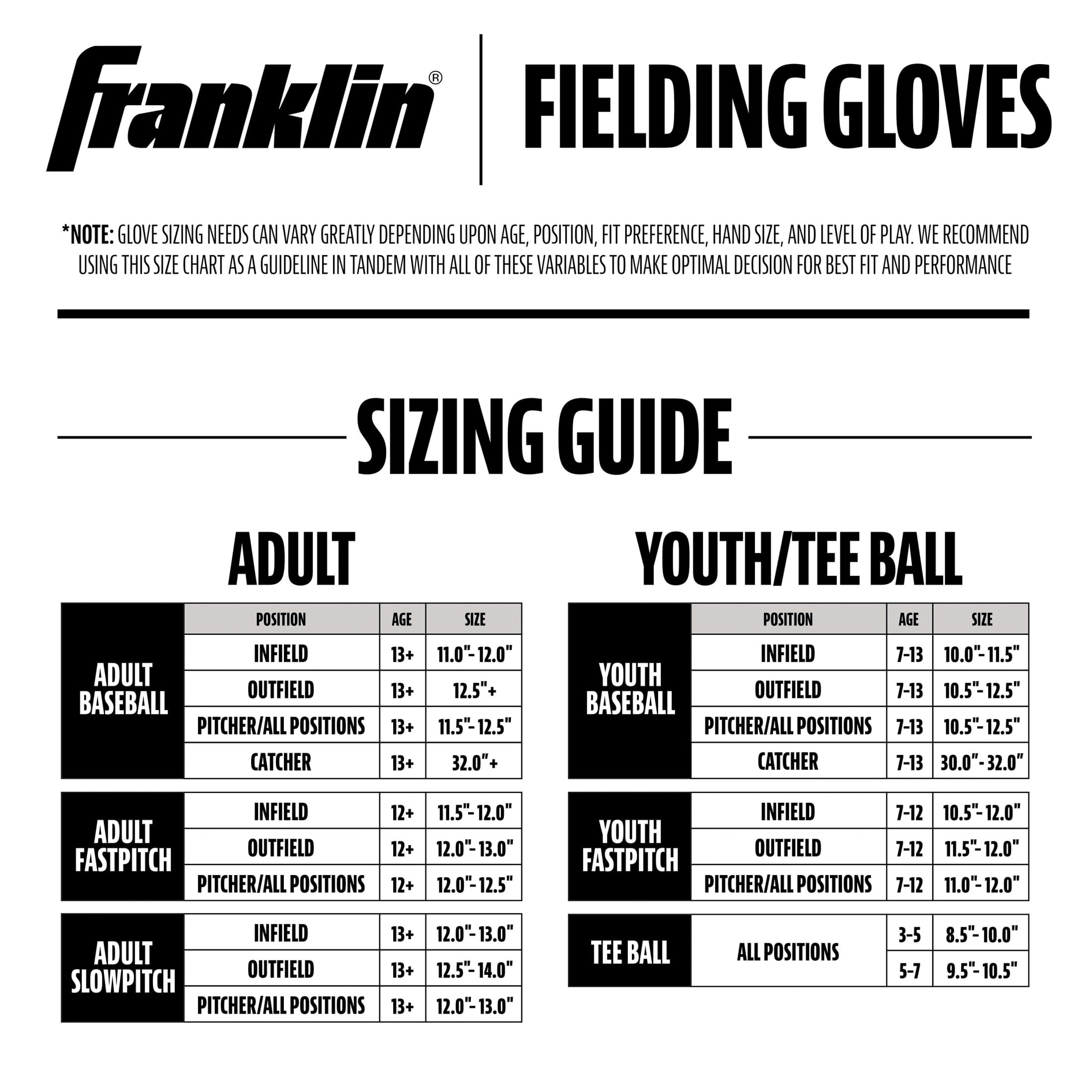 Franklin Sports Shok Sorb Kids Baseball + Teeball Glove - Youth Baseball, Softball + Tball Glove for Boys + Girls - Right Hand Throw - Pink - 10.5"