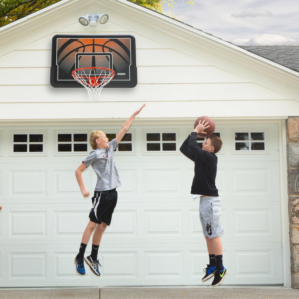 Lifetime Impact 44" Polyethylene Basketball Backboard and Rim Combo, (Model 90703)-Outdoor Play, 1 per pack