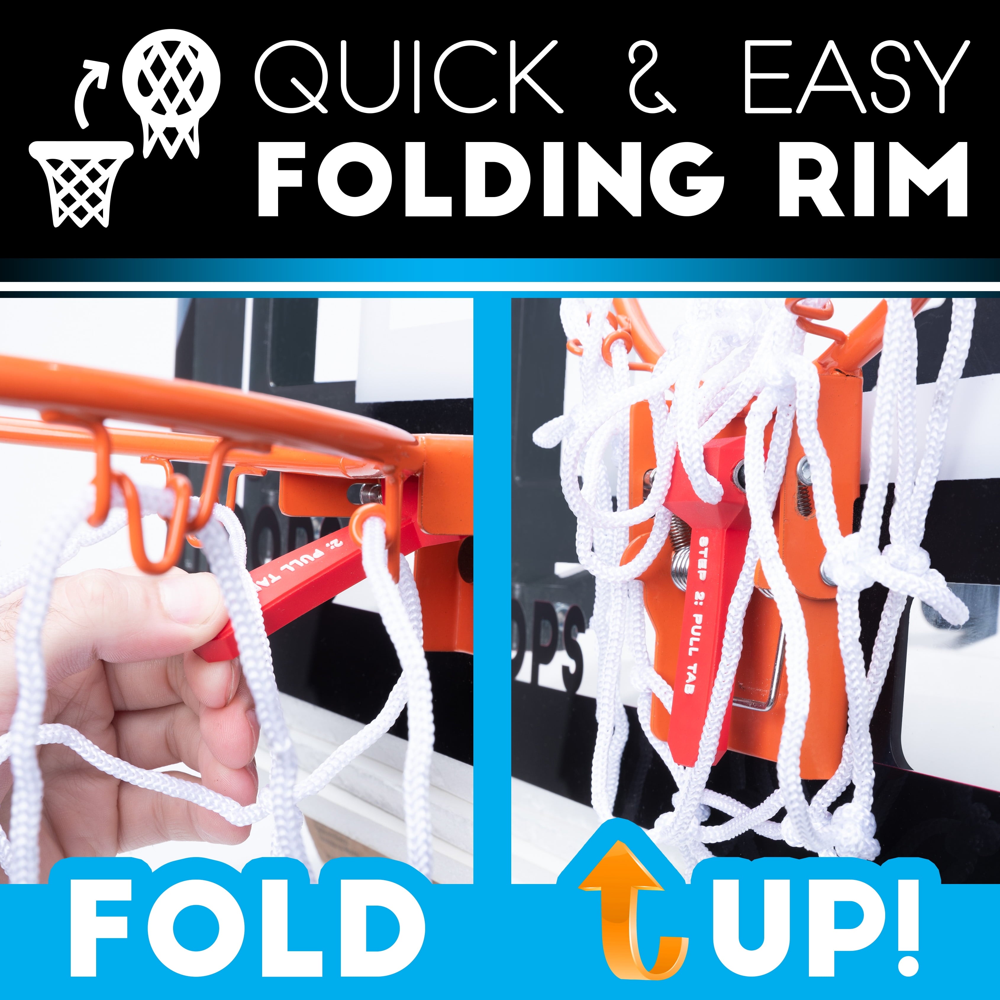 Franklin Sports Wall Mounted Mini Basketball Hoop Shatter Resistant Backboard Adjustable Height