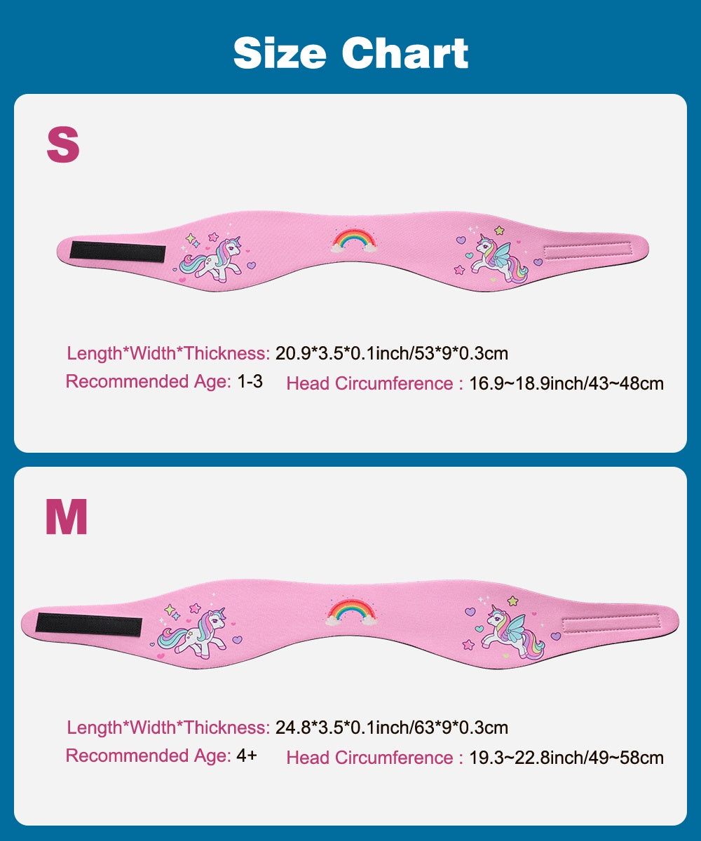 MoKo Swimming Headband for Kids Adults, Swimmers Headband Earplugs Protection Band