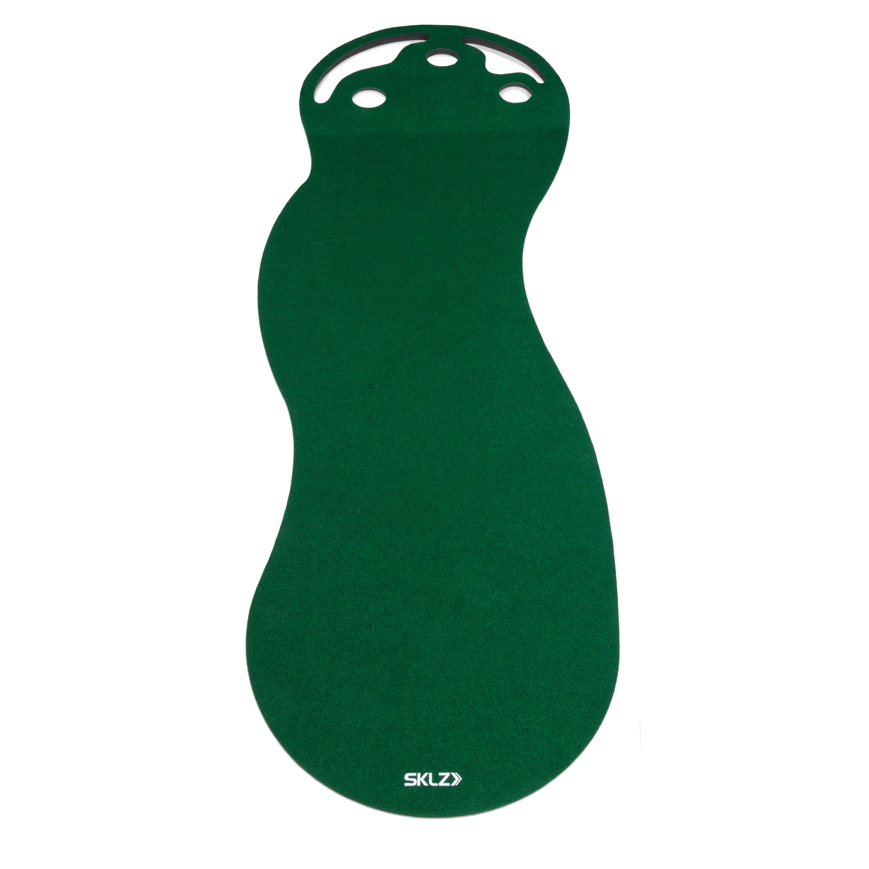 SKLZ Putting Green Par Three Indoor Putting Mat for a Real Green Feel with True Roll Surface for Putting Practice, 3 x 9 Ft.
