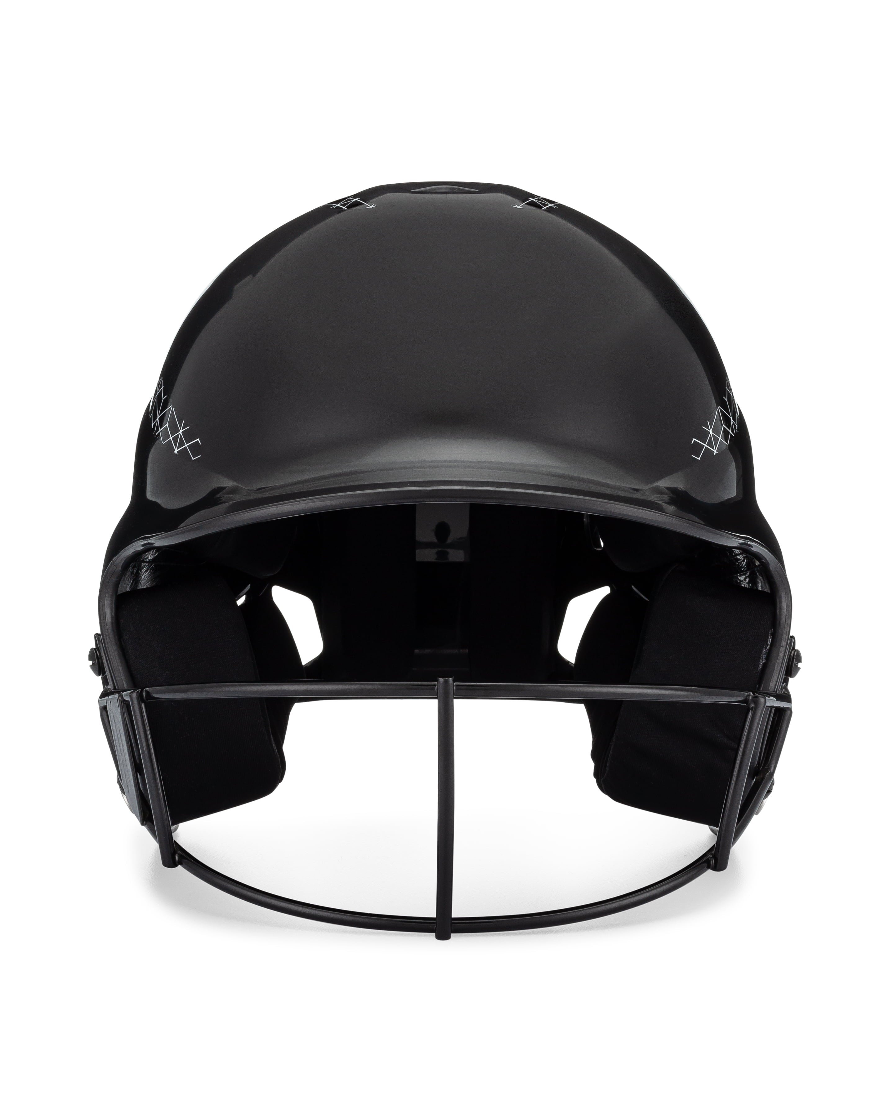 RIP-IT Vision Classic Softball Batting Helmet 2.0, Black, Small and Medium