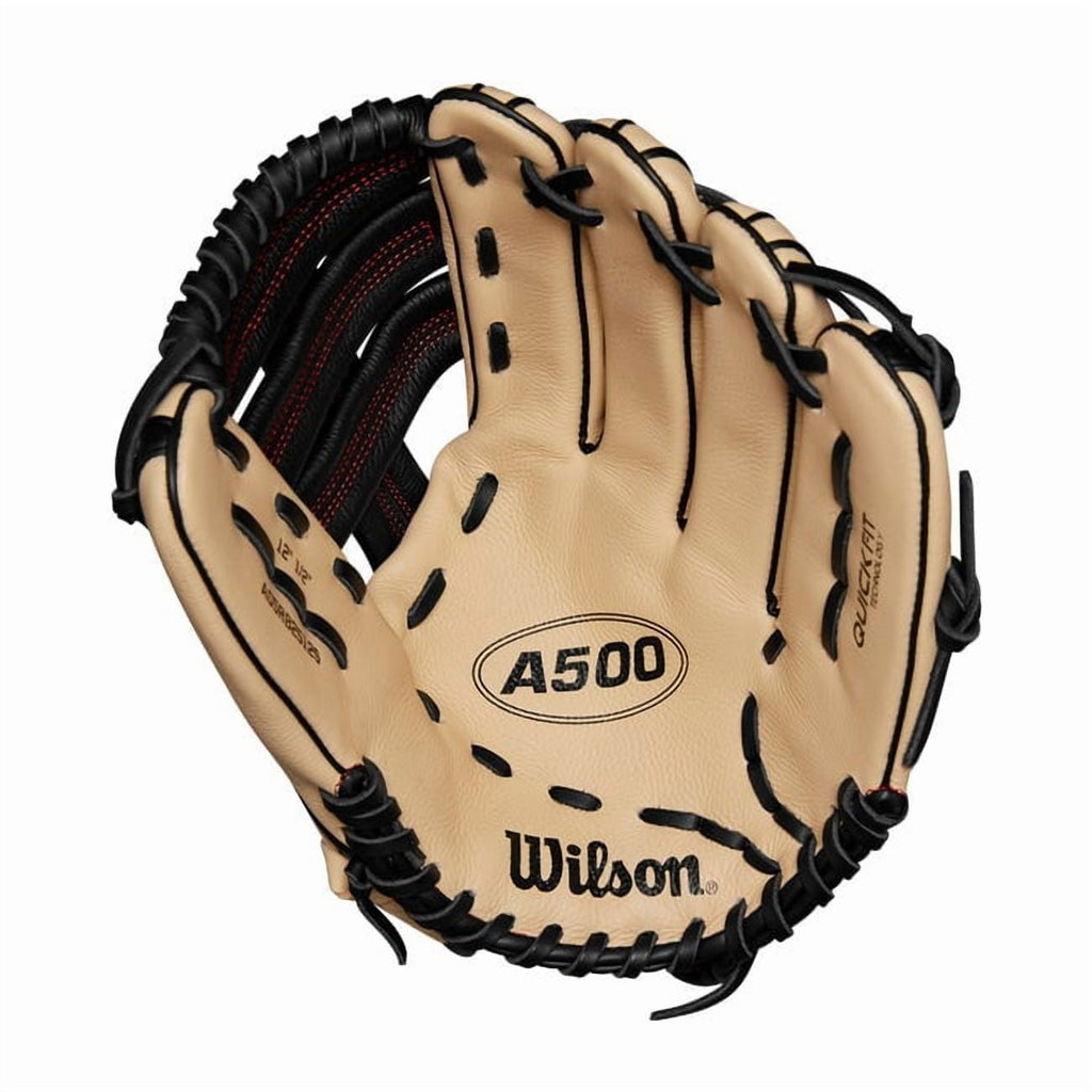 Wilson Youth A500 12.5" Baseball Glove Blonde/Black 12.5