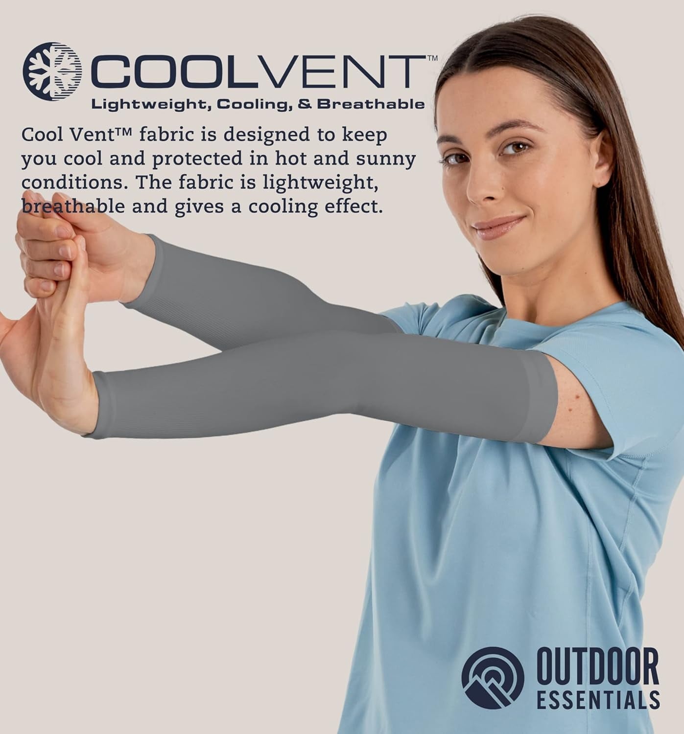 Outdoor Essentials UV Sun Protection Compression Athletic Arm Sleeves