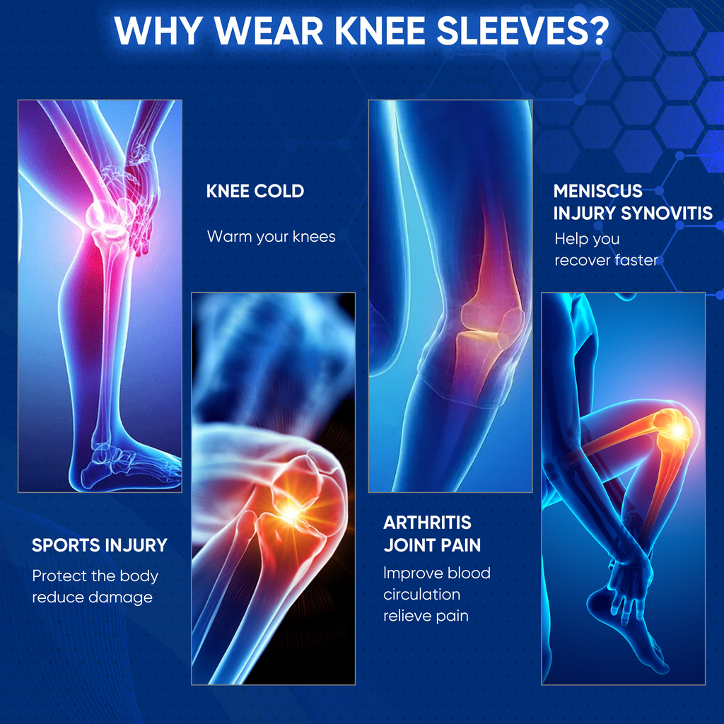 KHNYX Copper Knee Brace and Support Compression Sleeve Breathable Pad for Running, Arthritis, Meniscus Tear, Sports, Joint Pain, L