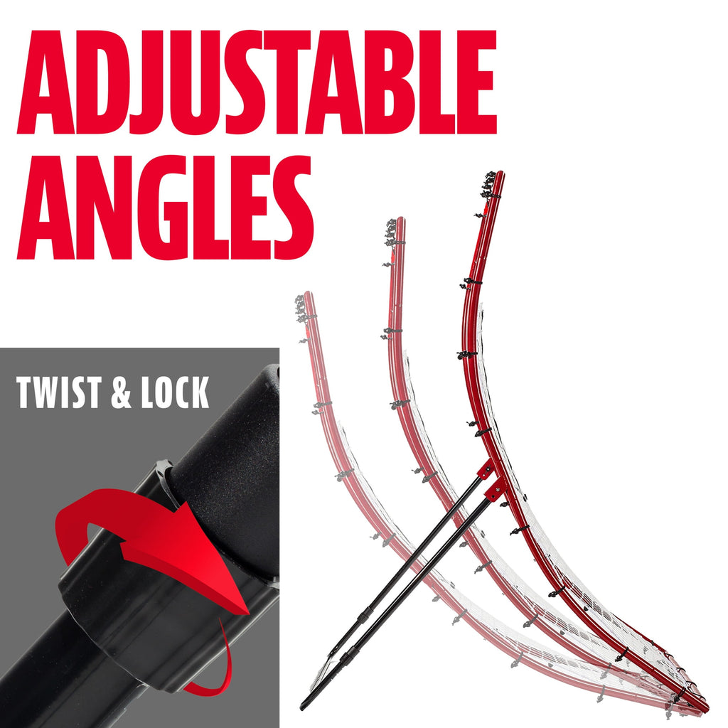 Franklin Sports MLB Deluxe Baseball Rebounder + Pitchback Net - 68" x 48"