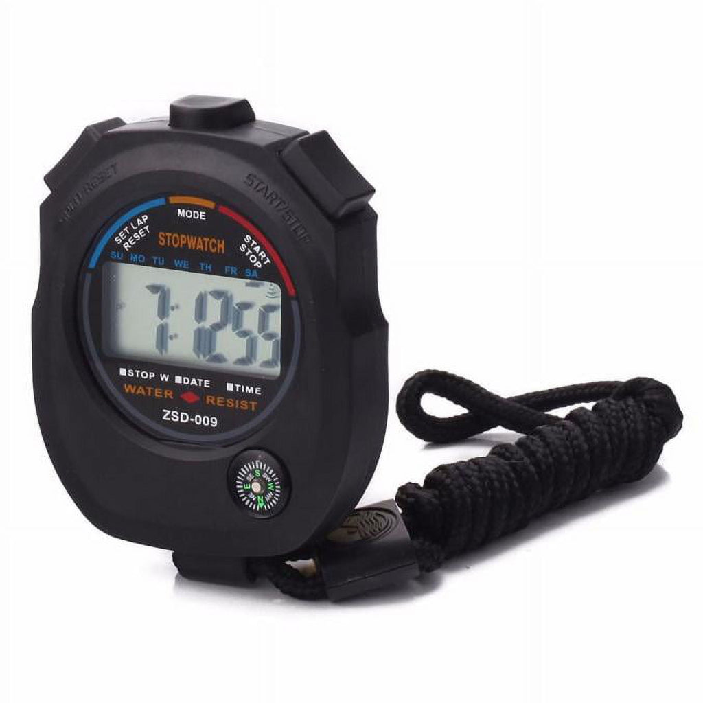 Kiplyki Waterproof Digital LCD Stopwatch Chronograph Timer Counter Sports Alarm