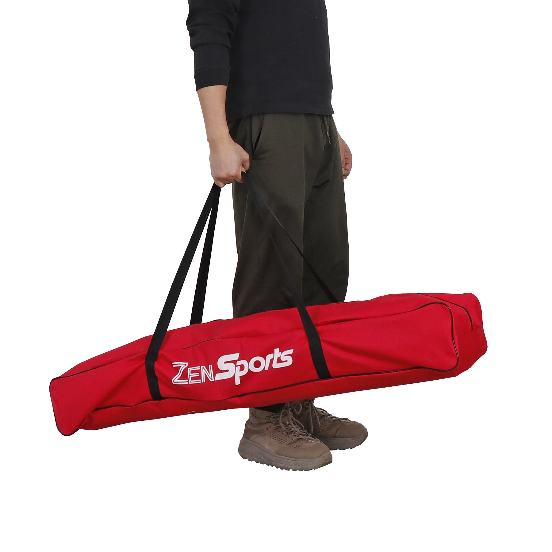ZenSports 7x7FT Baseball Softball Practice Net Portable Pitching Net W/White Strike Zone Target