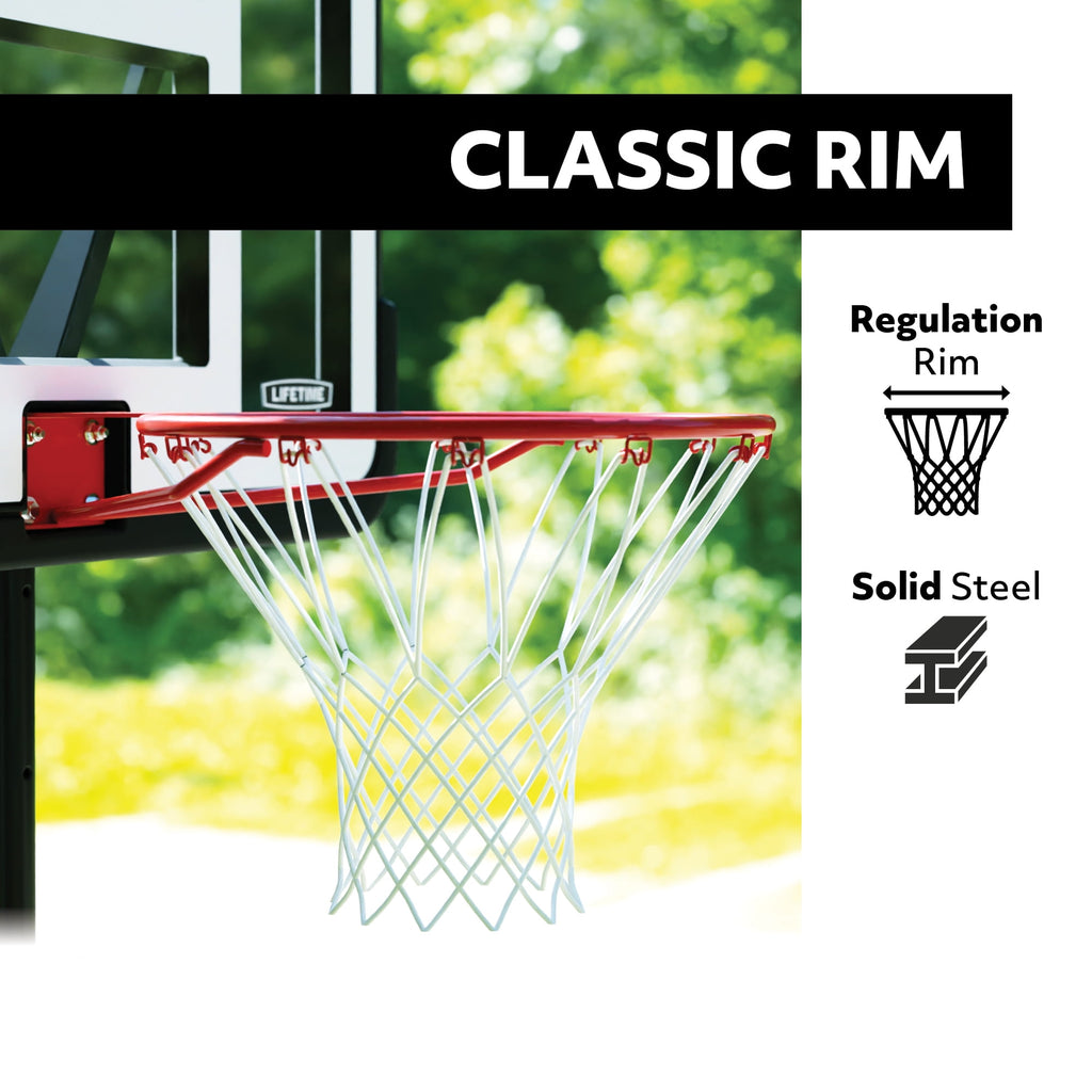 Lifetime 32-Inch Youth Impact Portable Basketball Hoop with Telescoping Adjustment & Youth Rim - Model 90269-Outdoor Play