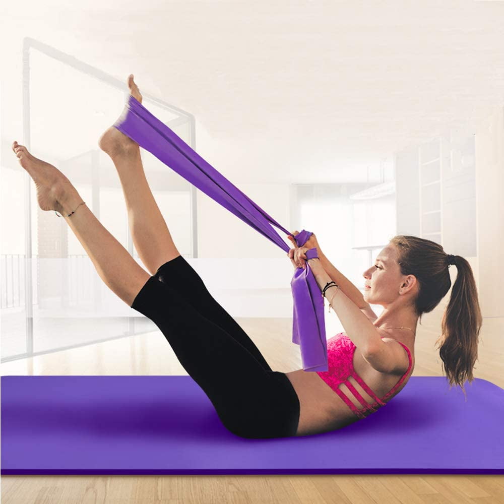 Heldig Resistance Bands, Professional Latex Elastic Exercise Bands Long Stretch Bands for Physical Therapy, Recovery, Yoga, at-Home or The Gym Workouts, Fitness, Strength Training