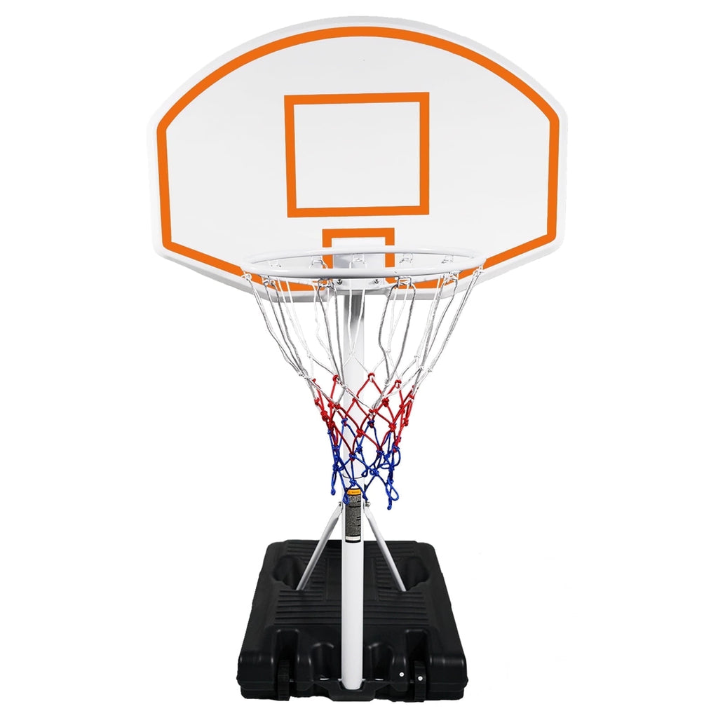 Segmart Pool Basketball Hoop,3.1ft-4.7ft Swimming Pool Basketball Hoop Height Adjustable,Pool Hoops Basketball With 36" Backboard,Blue