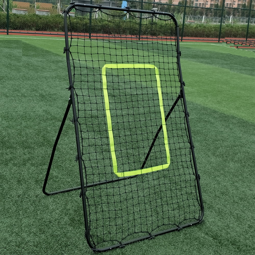 Zimtown Rebound Soccer / Baseball Goal Softball Net, Skill Training Equipment, for Throwing Pitching Return Practice, Play Baseball Game