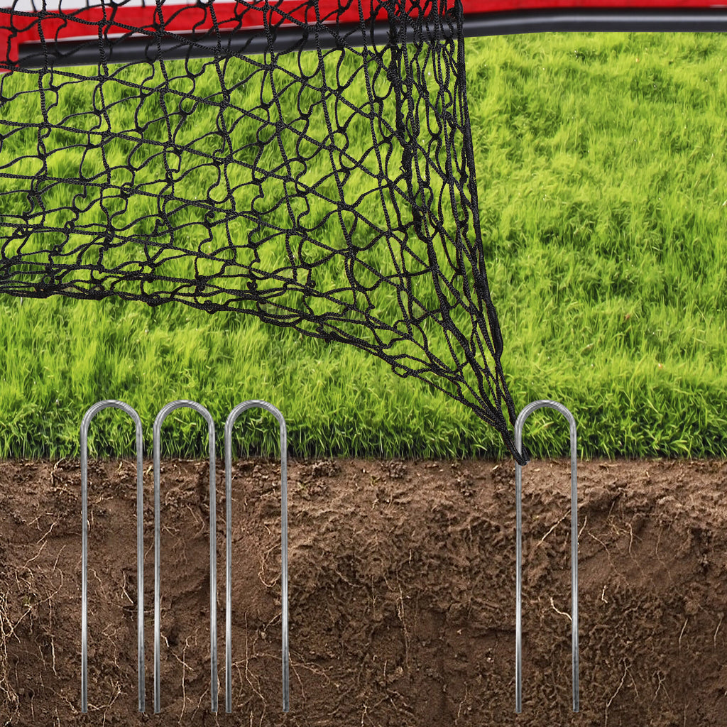 ZenSports 7x7FT Baseball Softball Practice Net Portable Pitching Net W/White Strike Zone Target