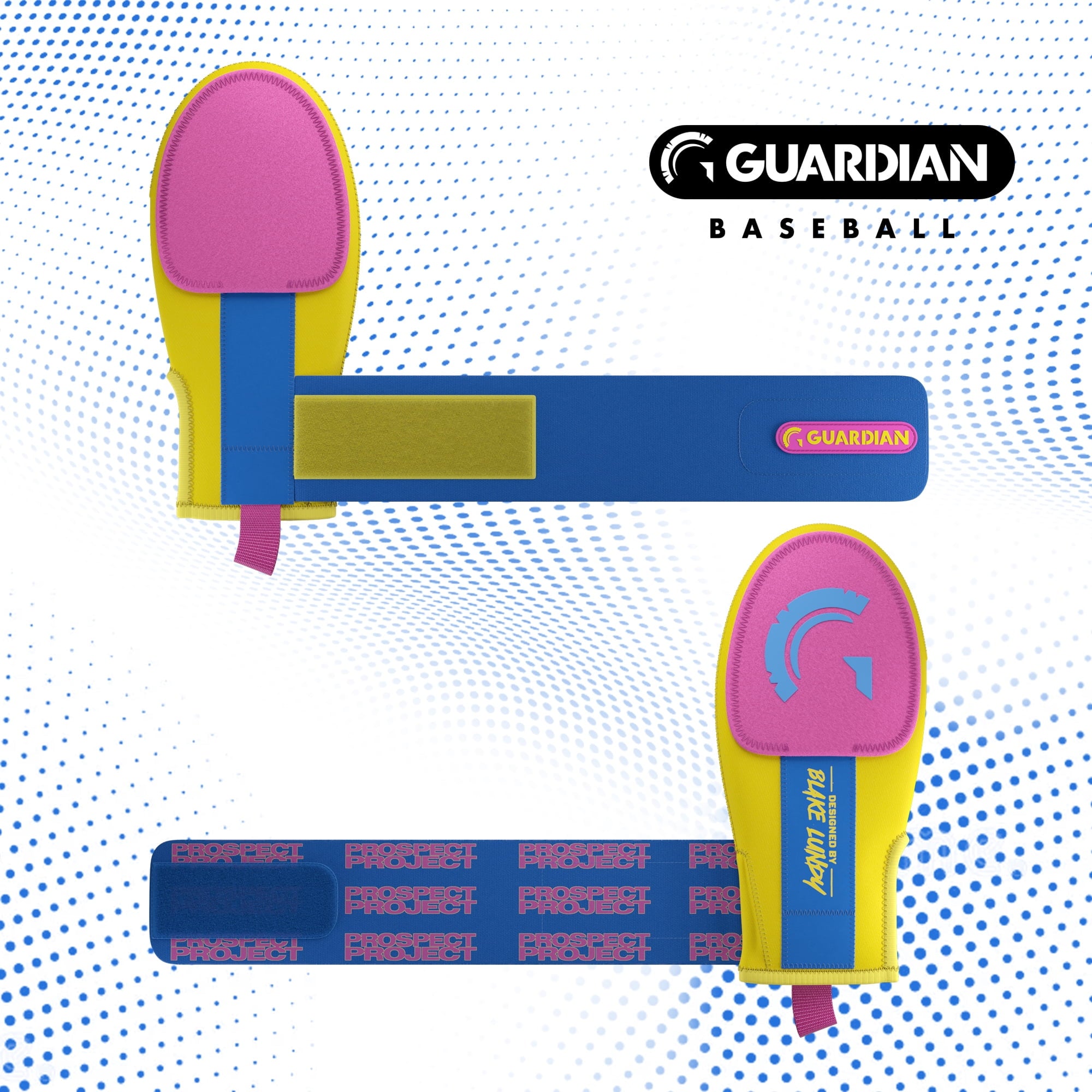 Guardian Baseball Prospect Project X Blake Lundy V2 Sliding Mitt Youth and Adult Sizes - Sliding Glove for Baseball - Elastic Compression Strap -LIMITED EDITION