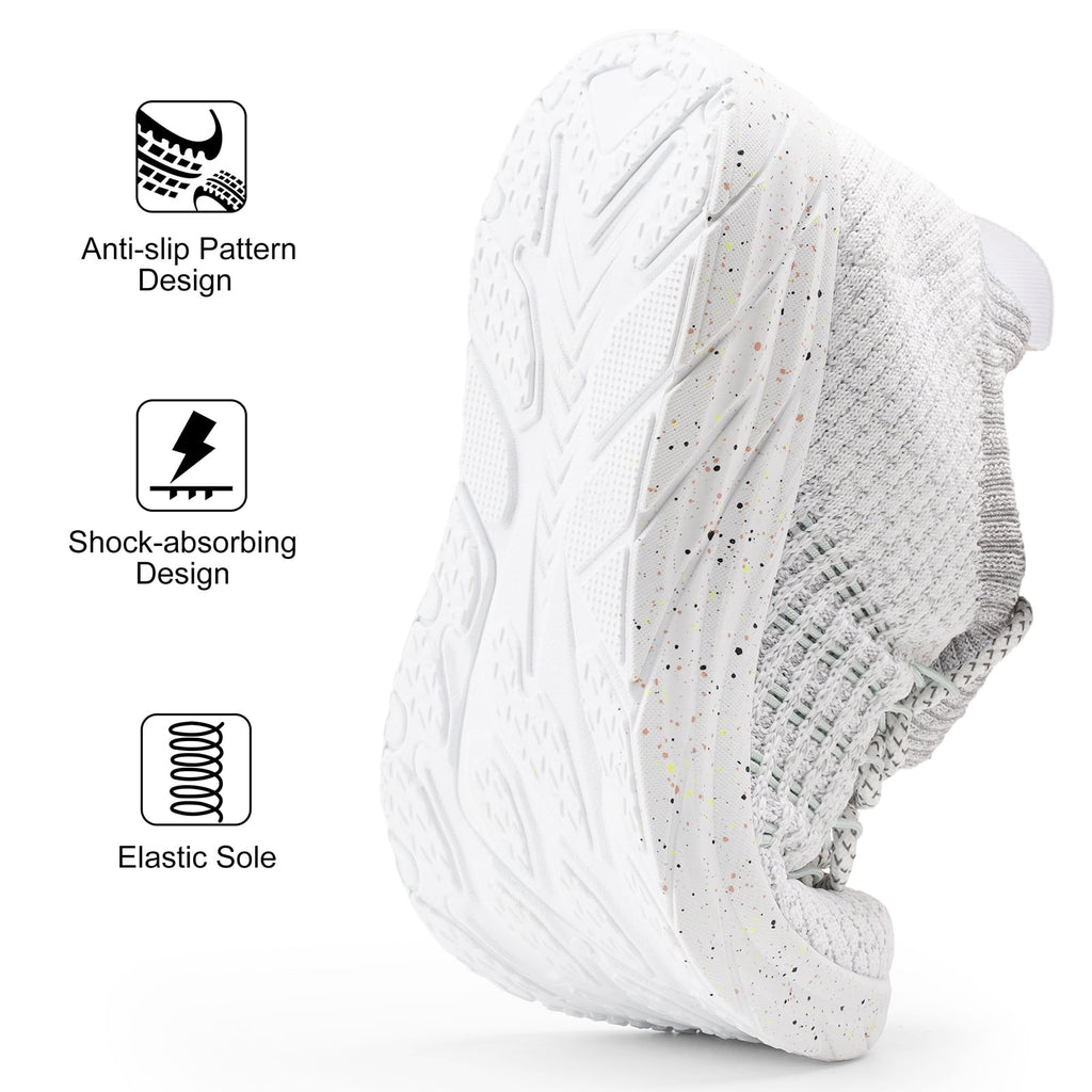 HARVEST LAND Women's Walking Shoes Breathable Slip on Athletic Tennis Sneakers
