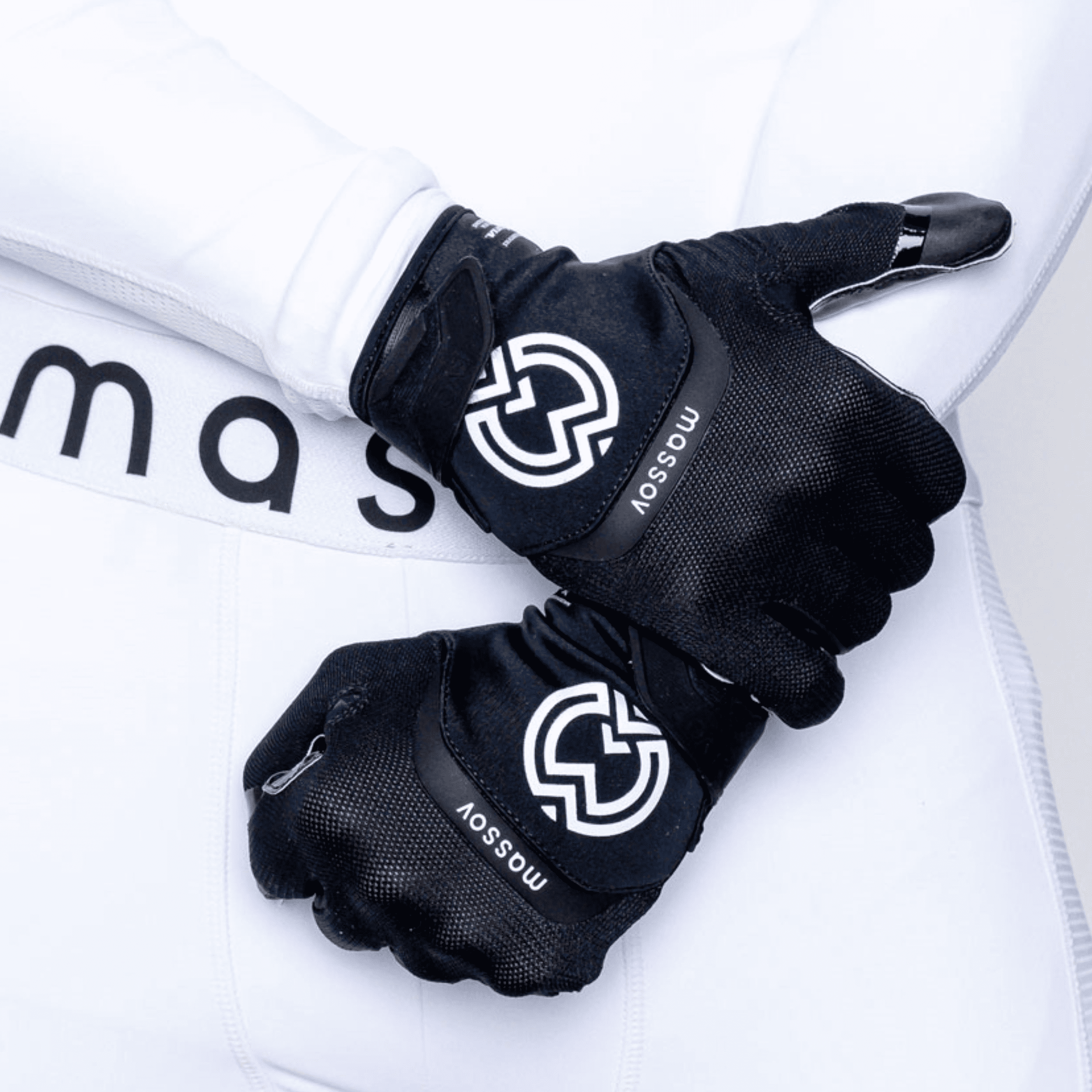 Massov EVO2 Youth Football Glove, Child Receiver Glove, Jet Black, Small