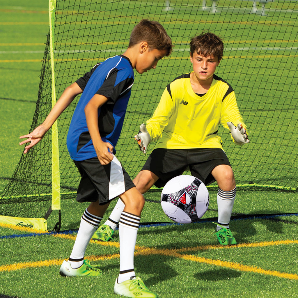Franklin Sports MLS Pro Vent Kids Soccer Ball - Size 3 Youth Soccer Ball - Soft Cover - Great for Kids and Toddlers - Air Pump Included
