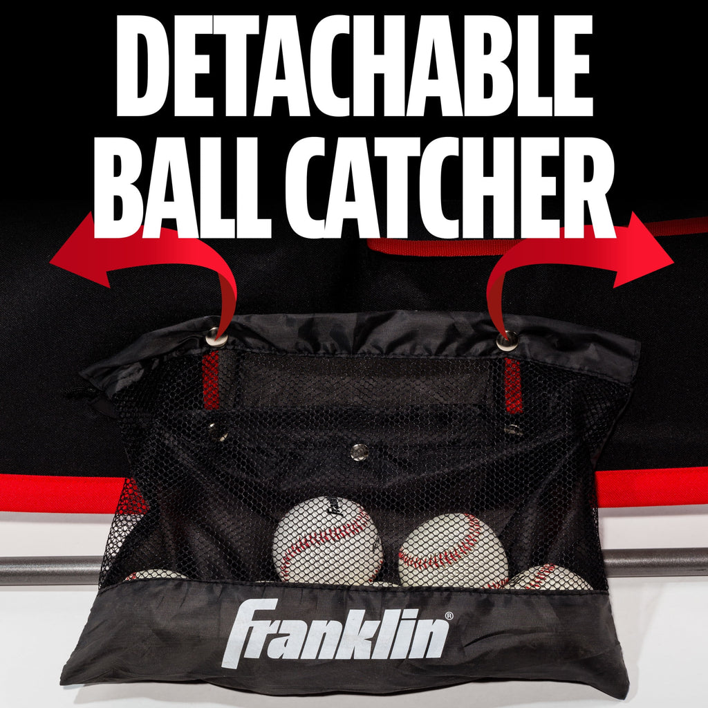Franklin Sports 2-in-1 Baseball Pitchback Target + Rebounder Net - 68"