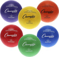 Champion Sports Rubber Volleyball, Official Size, for Indoor and Outdoor Use - Durable, Regulation Volleyballs for Beginners, Competitive, Recreational Play - Premium Equipment - White, VR4