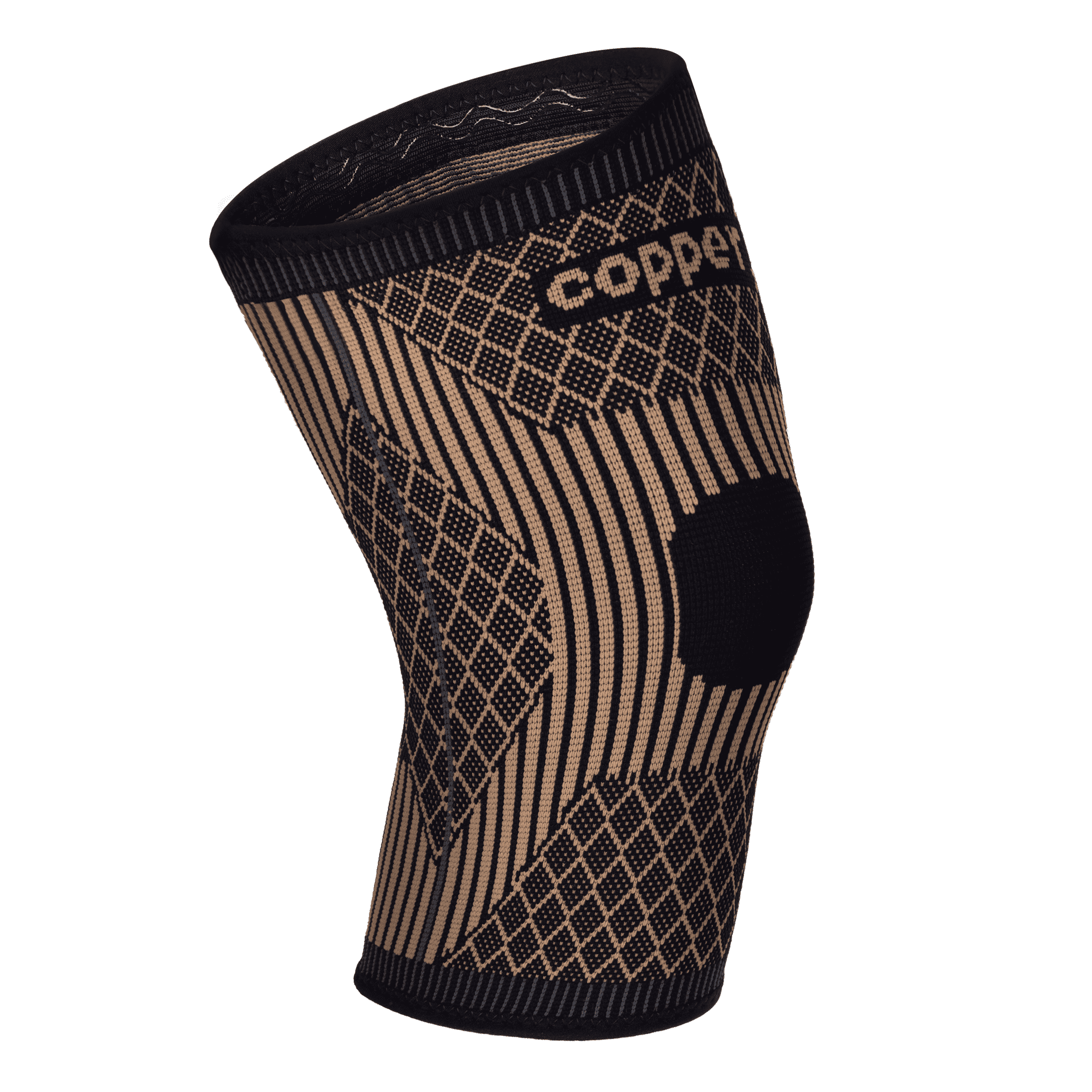KHNYX Copper Knee Brace and Support Compression Sleeve Breathable Pad for Running, Arthritis, Meniscus Tear, Sports, Joint Pain, L