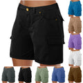 Dxzfnsa Women's Lightweight Hiking Cargo Shorts with Pockets Water Resistant Athletic Shorts for Golf Casual S-3XL
