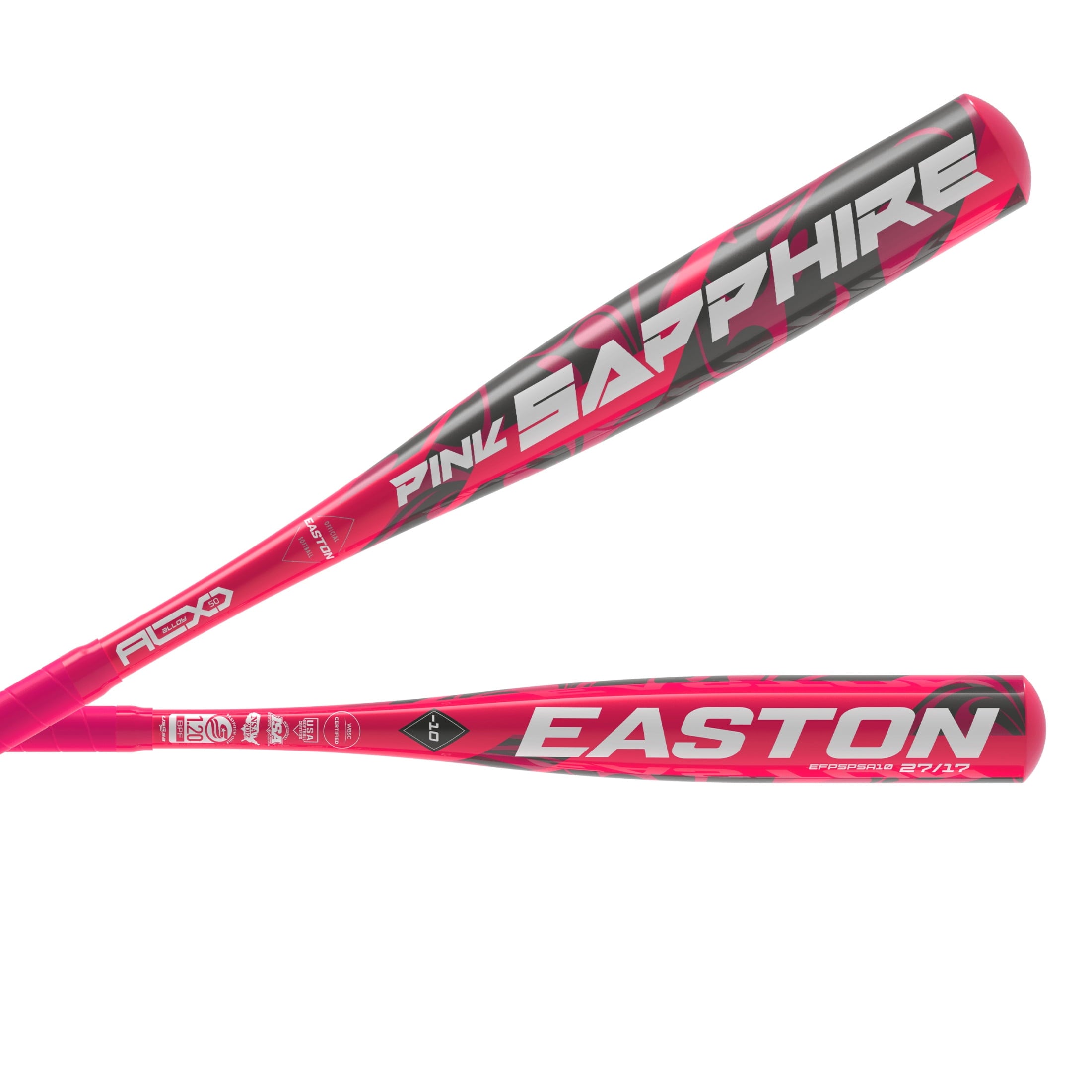 Easton Pink Sapphire Fastpitch Softball Bat | 27-inch | -10