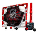 Franklin Sports Knee Hockey Goal Set - Mini Hockey Stick Set - Automatic Ball Passer, Goal & Target Set