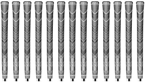 Golf Pride MCC Plus4 Golf Grip Bundle (13 Piece), Gray, Standard