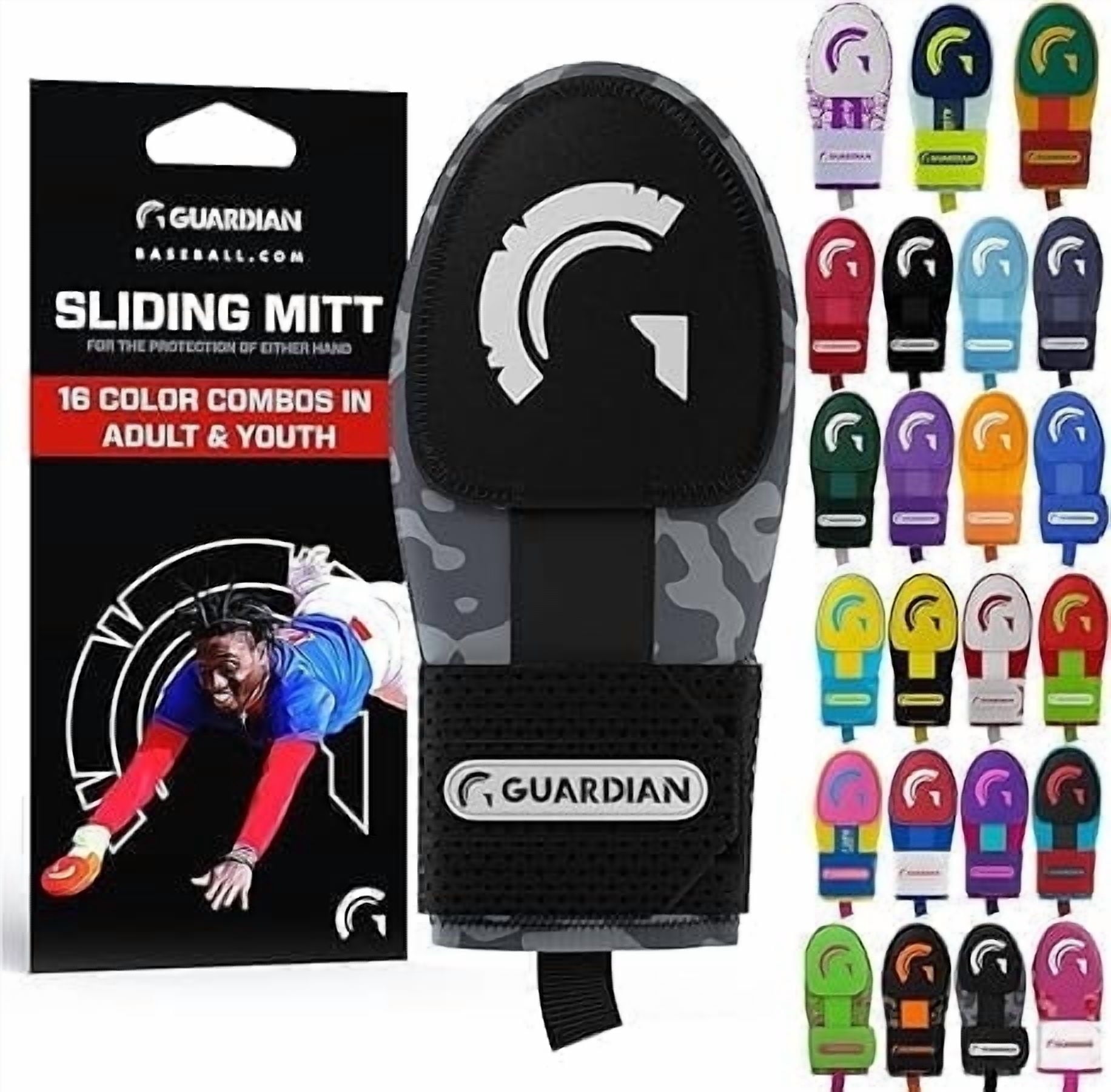 Guardian Baseball Prospect Project X Blake Lundy V2 Sliding Mitt Youth and Adult Sizes - Sliding Glove for Baseball - Elastic Compression Strap -LIMITED EDITION