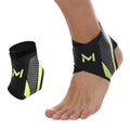 Lightweight Sports Ankle Brace! Compression Sprain & Breathable For Basketball & Fitness Purple - One Size