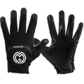Massov EVO2 Youth Football Glove, Child Receiver Glove, Jet Black, Small