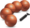 Mini Basketball - 6 Inch (Pack of 5) - Mini Hoop Basketball Set, PVC Outdoor & Indoor, Balls for Small Hoops & Pool Parties - Boys & Girls Birthday Party Favors, Game Prizes and Goodie Bags for Kids