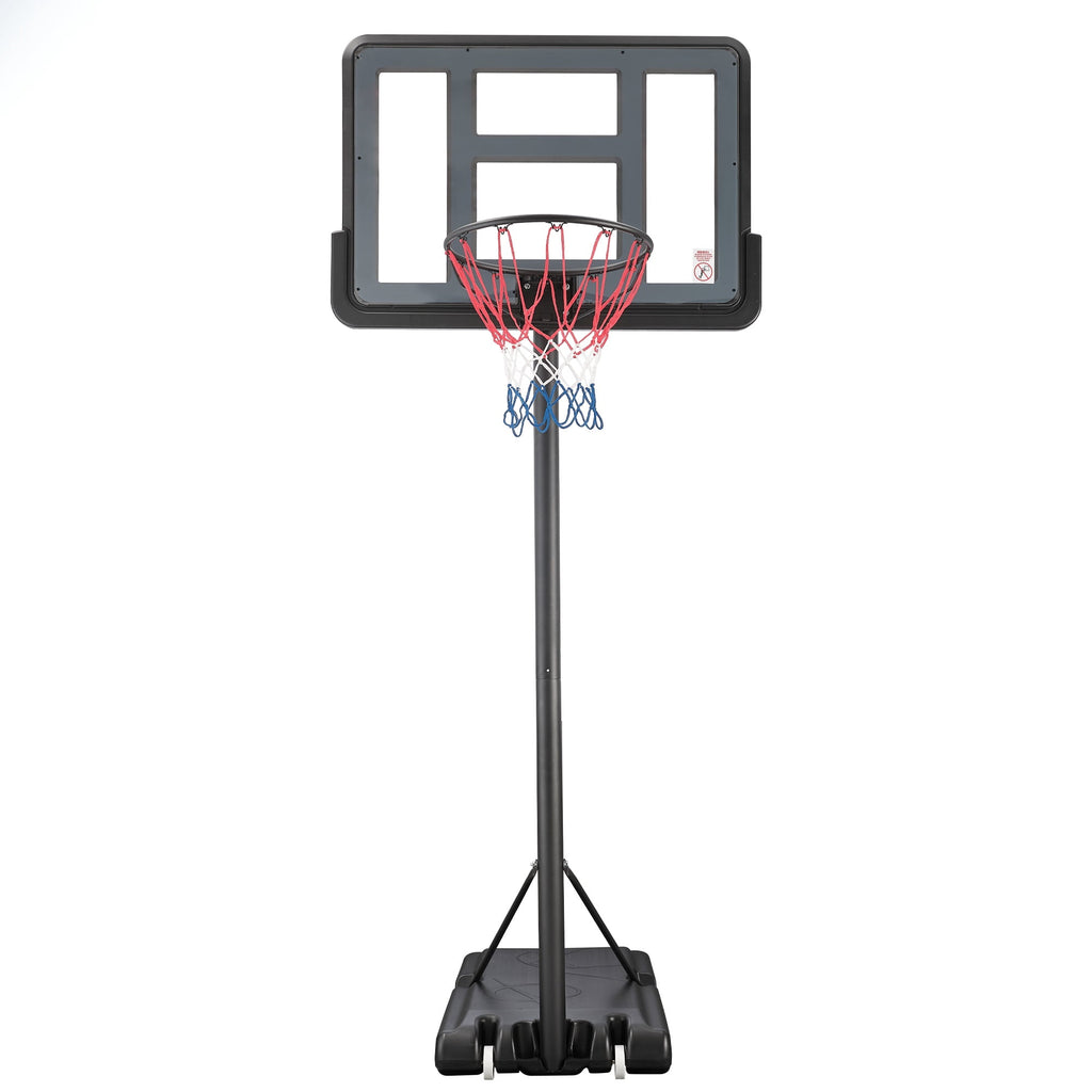 Portable Basketball Hoop Outdoor, SEGMART 3.3Ft-10Ft Height Adjustable Swimming Pool Basketball Hoop Goal System with PE Backboard for Kids Youth Adults Play in Backyard/Courts/Indoor